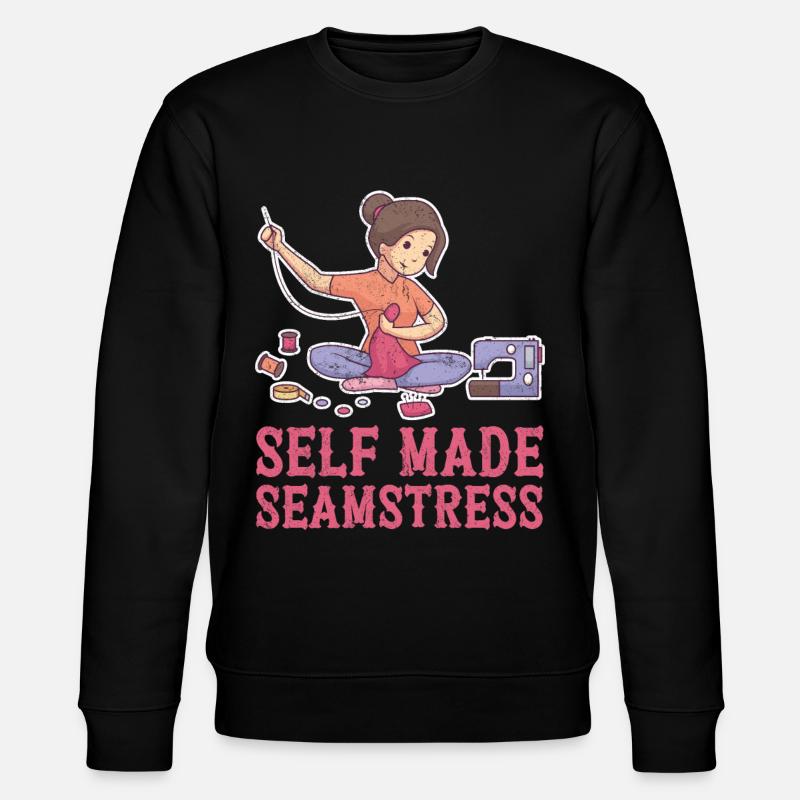 Self Made Seamstress - Stanley/Stella Unisex Bio-Sweatshirt CHANGER  - Schwarz
