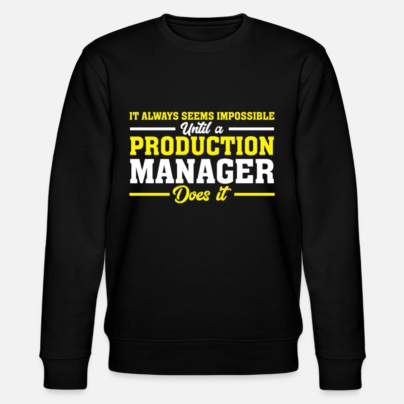 Cela semble toujours impossible - Sweat bio CHANGER Stanley/Stella Unisexe - noir