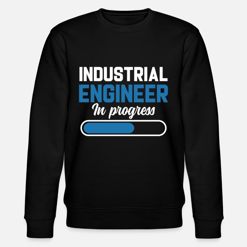 Industrial Engineer In Progress - Stanley/Stella CHANGER Unisex Organic Sweatshirt - black