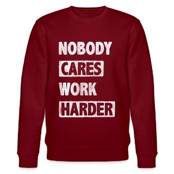 Motivate Inspire Encouragement Positivité Slogan - Sweat bio CHANGER Stanley/Stella Unisexe - bordeaux - Devant - Nik (191cm) & Marisol (170cm)