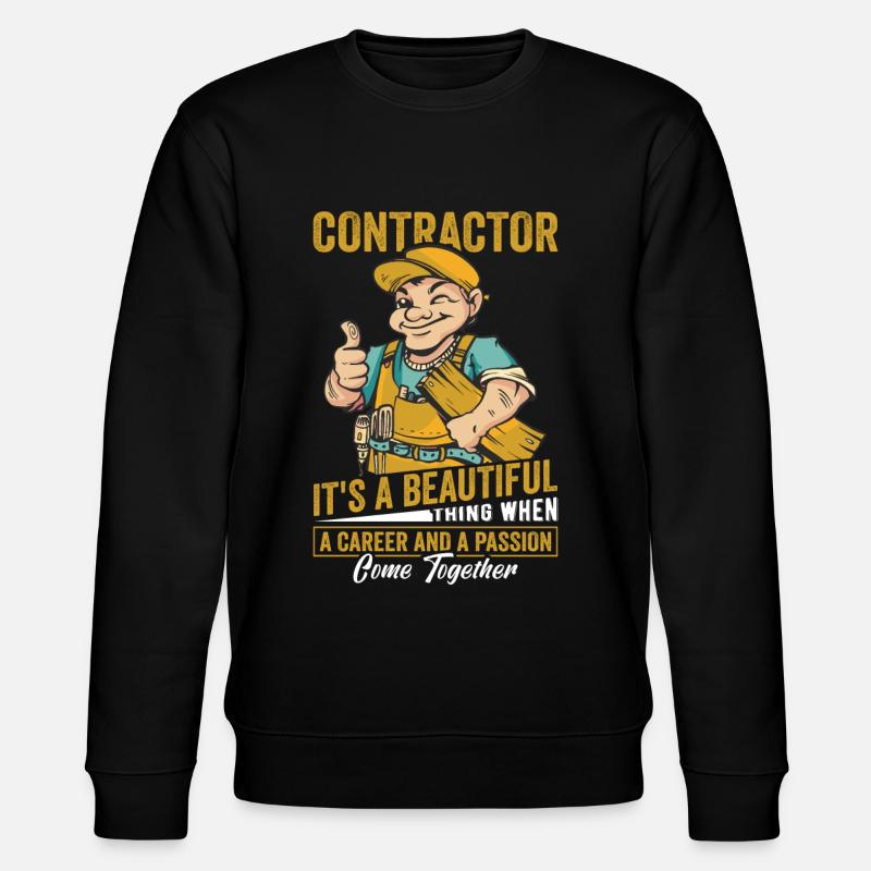 Entrepreneur général Construction Bricoleur Constructeur - Sweat bio CHANGER Stanley/Stella Unisexe - noir