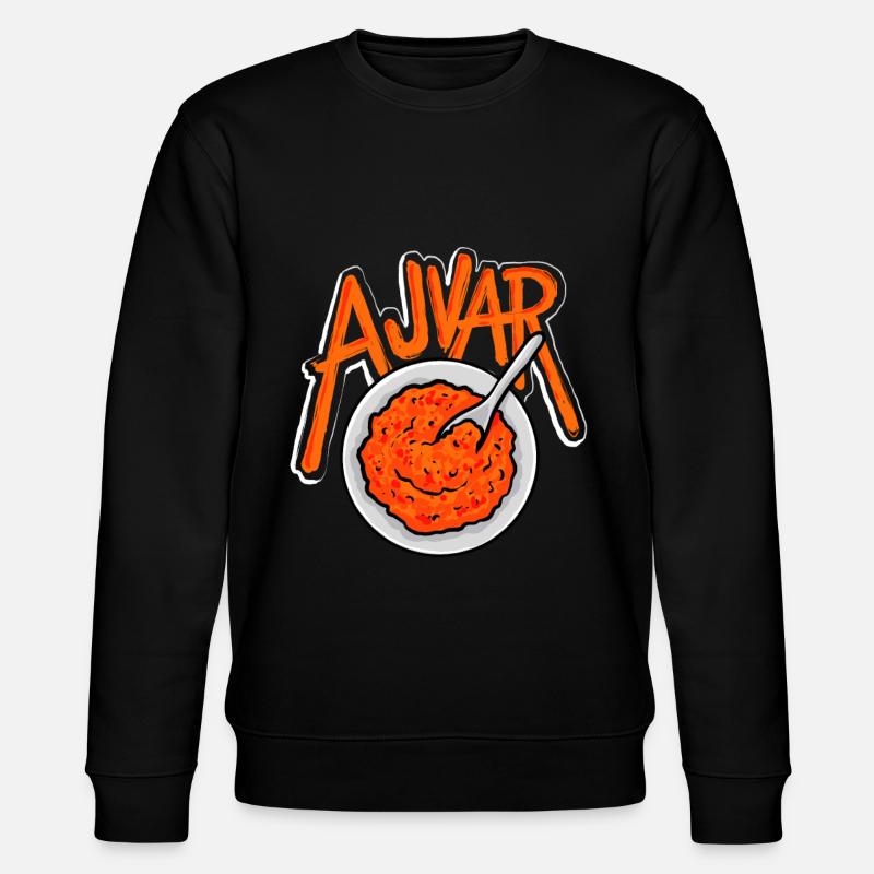 Ajvar Poivrons doux Nourriture macédonienne - Sweat bio CHANGER Stanley/Stella Unisexe - noir