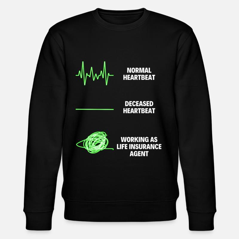 Agence d’assurance-vie - Sweat bio CHANGER Stanley/Stella Unisexe - noir