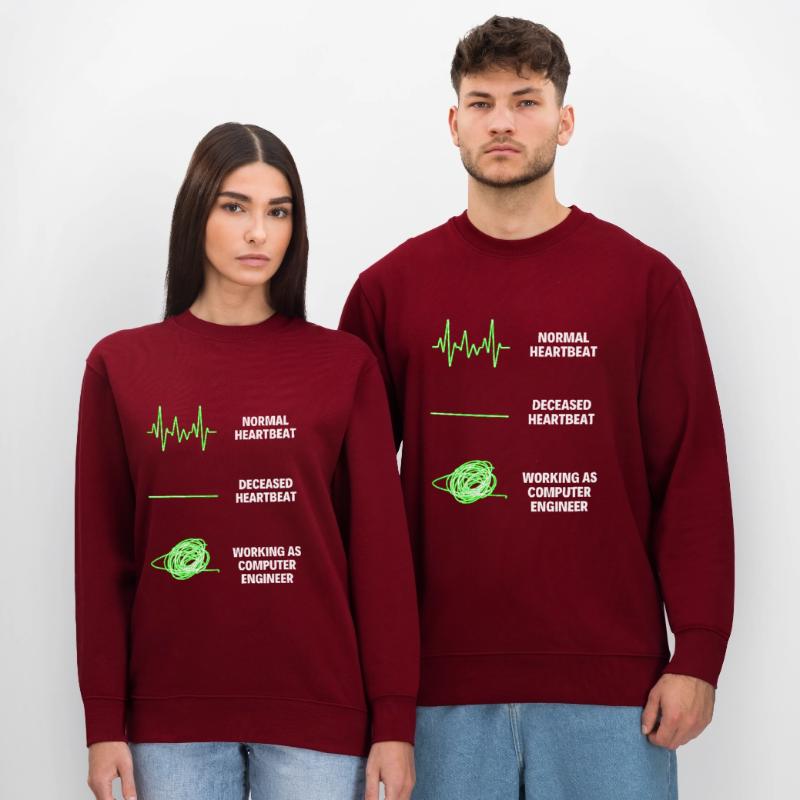 Computer Engineer Worker Funny Computer Engineer Stanley/Stella Unisex Bio-Sweatshirt CHANGER 