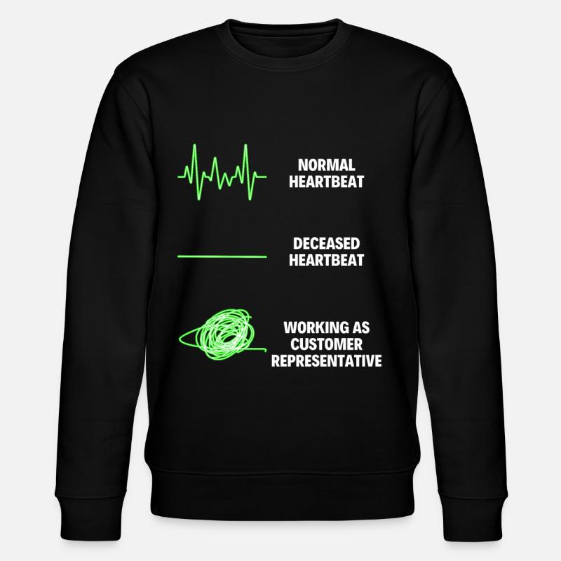 Customer Service Representative Customer Relations - Stanley/Stella Unisex Bio-Sweatshirt CHANGER  - Schwarz