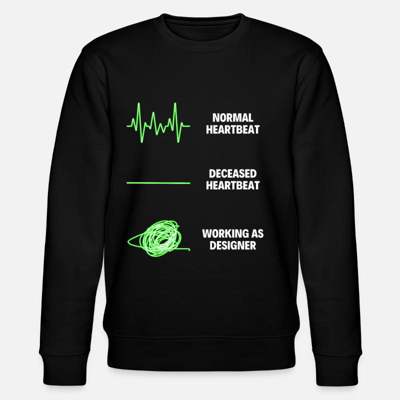 Designer Travailleur Graphiste Professionnel - Sweat bio CHANGER Stanley/Stella Unisexe - noir