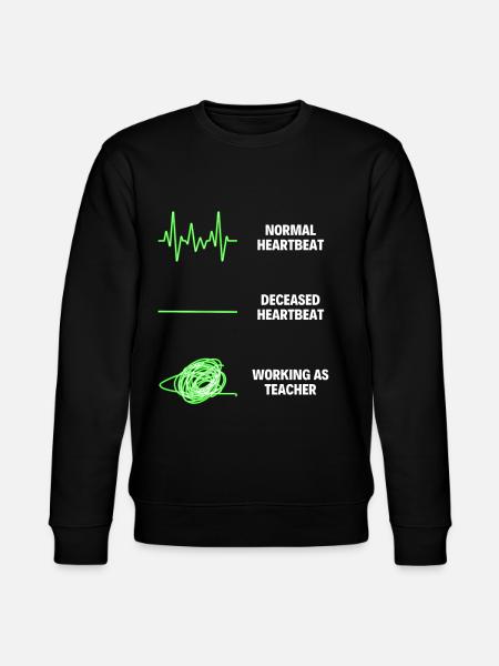 Teacher Funny Teacher Worker School Teacher - Stanley/Stella CHANGER Unisex Organic Sweatshirt - black