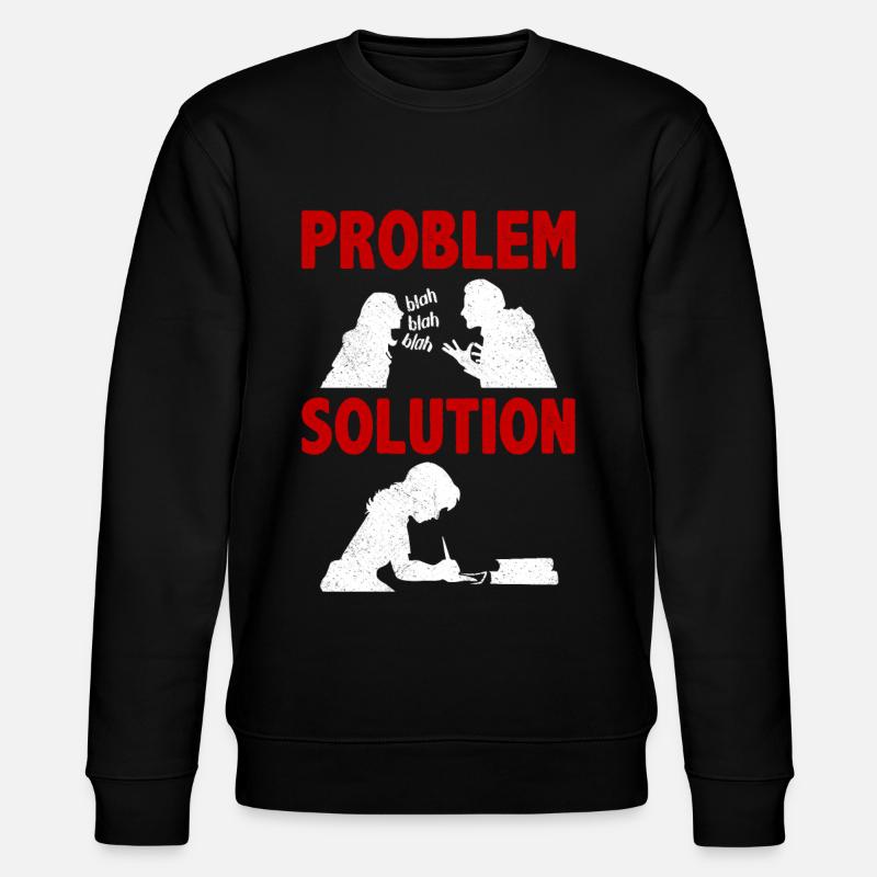 Écriture romanesque Narrative Problème Solution - Sweat bio CHANGER Stanley/Stella Unisexe - noir