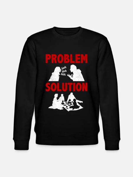Picknicking Outing Problem Solution Hobby - Stanley/Stella Unisex Bio-Sweatshirt CHANGER - Schwarz