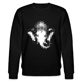 Ganesha Points blancs - Sweat bio CHANGER Stanley/Stella Unisexe - noir - Devant - Nik (191cm) & Marisol (170cm)