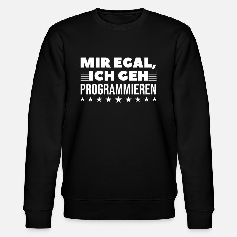 Webentwickler Programmierer Backend-Entwickler - Stanley/Stella Unisex Bio-Sweatshirt CHANGER  - Schwarz