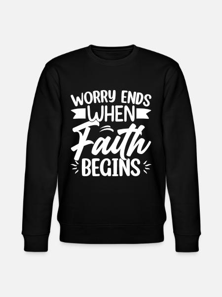 Morsomme sitater og vitser Morsomme ordtak og humor - Stanley/Stella CHANGER økologisk unisex-sweatshirt - svart