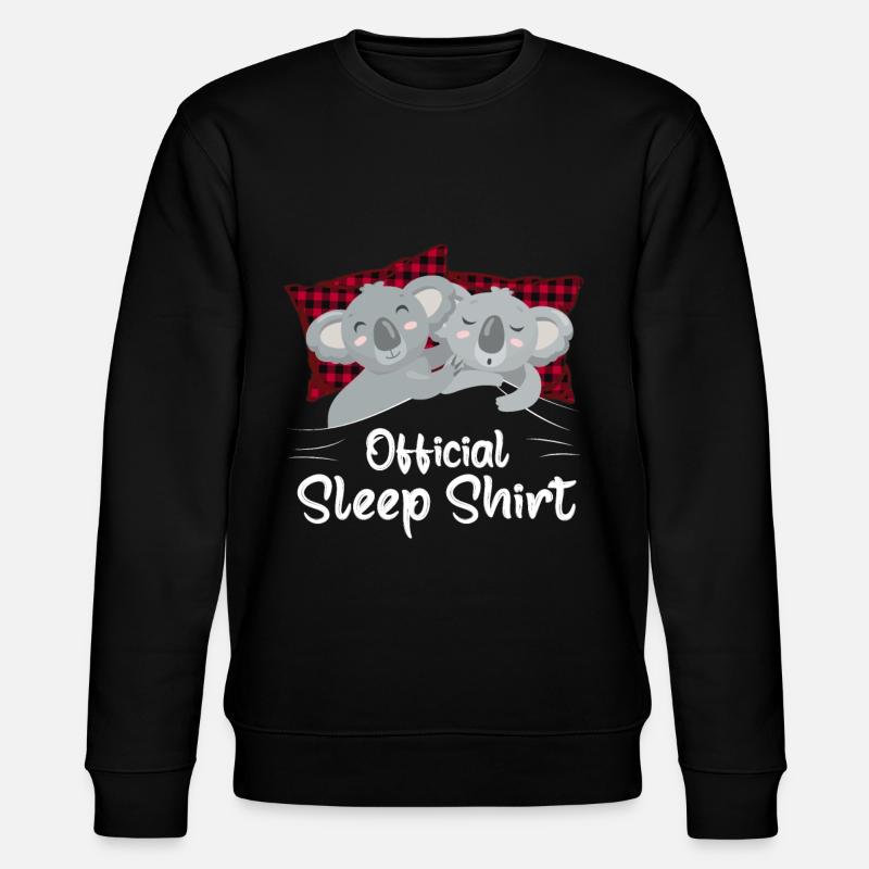 Chemise de sommeil officielle Koala - Sweat bio CHANGER Stanley/Stella Unisexe - noir
