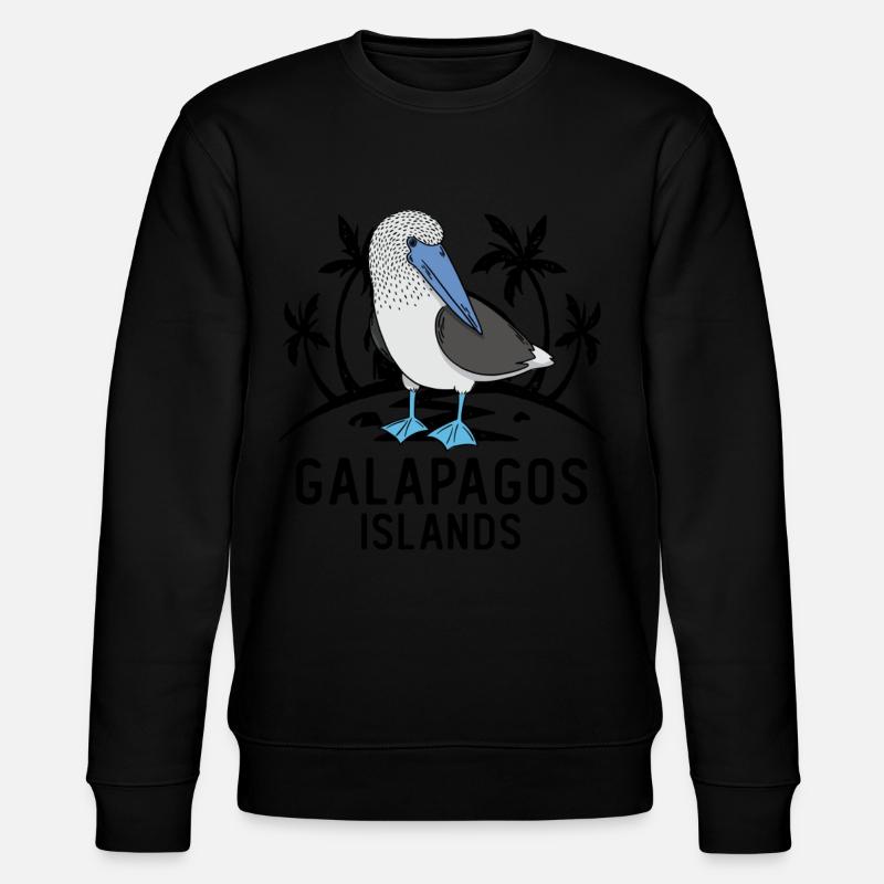 Tölpel Seevögel Blaufußtölpel - Stanley/Stella Unisex Bio-Sweatshirt CHANGER  - Schwarz