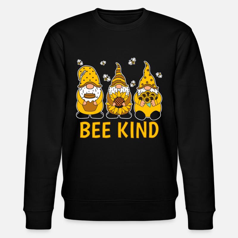 Bee Kind - Stanley/Stella Unisex Bio-Sweatshirt CHANGER  - Schwarz