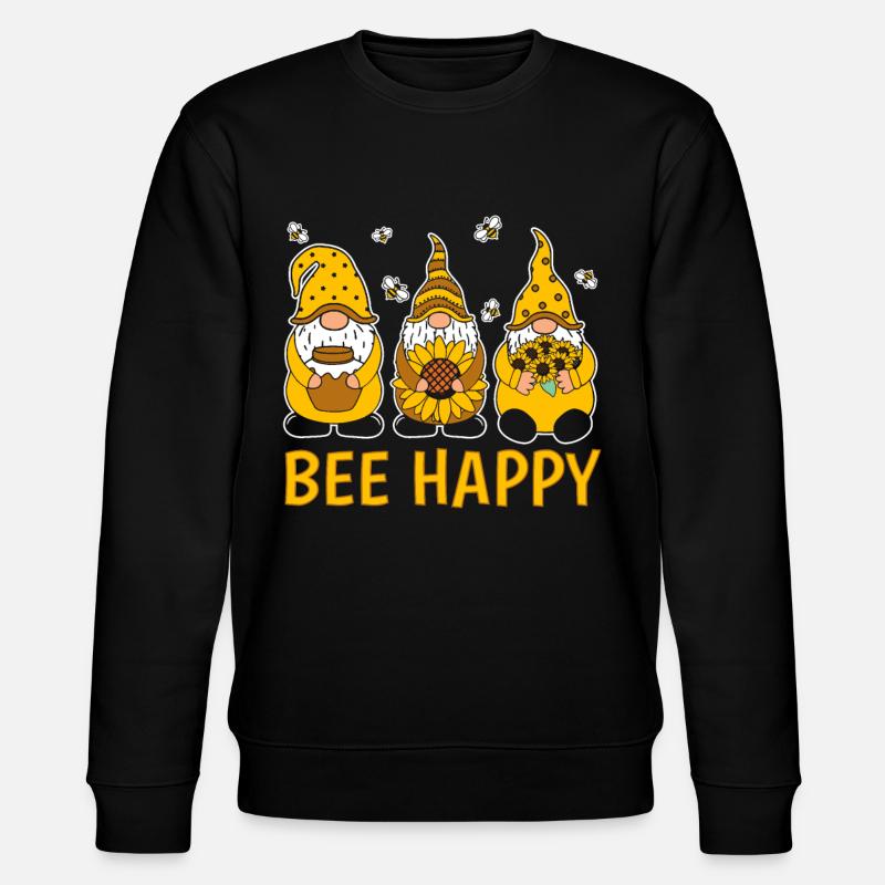 Abeille heureuse - Sweat bio CHANGER Stanley/Stella Unisexe - noir