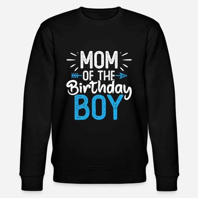 Maman du garçon d’anniversaire - Sweat bio CHANGER Stanley/Stella Unisexe - noir
