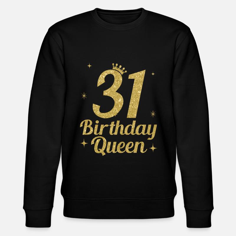 Anniversaire Reine 31 - Sweat bio CHANGER Stanley/Stella Unisexe - noir