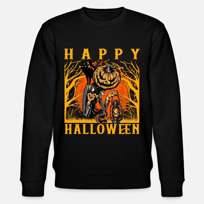 Joyeux halloween - Sweat bio CHANGER Stanley/Stella Unisexe - noir