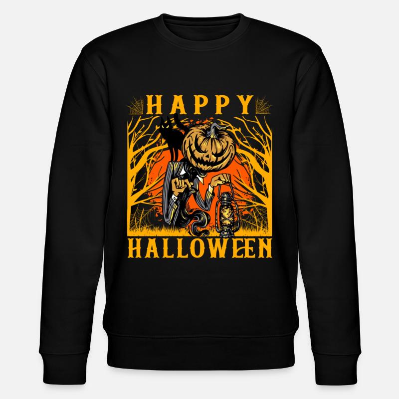 Joyeux halloween - Sweat bio CHANGER Stanley/Stella Unisexe - noir