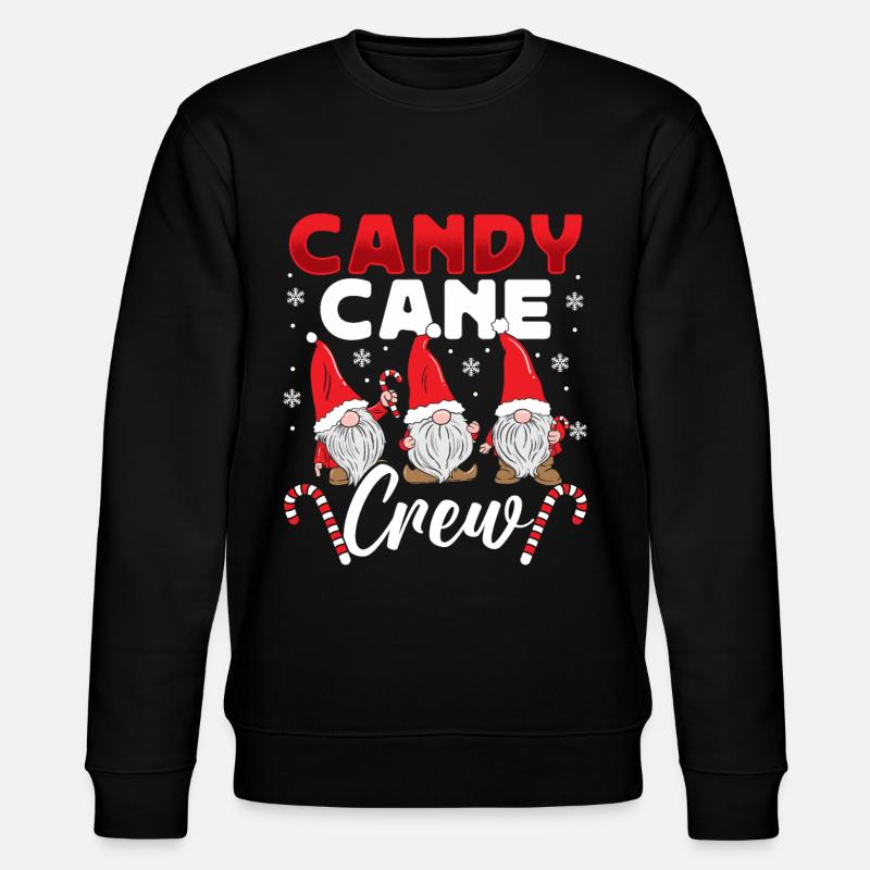 Candy Cane Crew - Sweat bio CHANGER Stanley/Stella Unisexe - noir