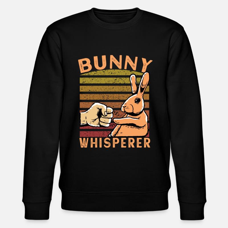 Chuchoteur de lapin - Sweat bio CHANGER Stanley/Stella Unisexe - noir