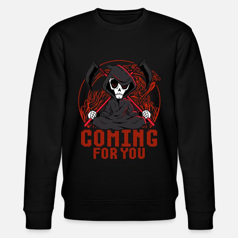 Coming For You - Stanley/Stella Unisex Bio-Sweatshirt CHANGER  - Schwarz