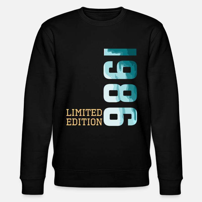 1986 Édition limitée - Sweat bio CHANGER Stanley/Stella Unisexe - noir