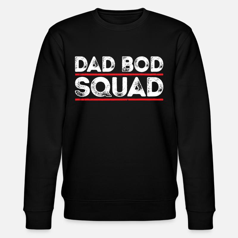 Dad Bod Squad - Stanley/Stella Unisex Bio-Sweatshirt CHANGER  - Schwarz