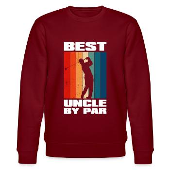 Uncle By Par - Stanley/Stella Unisex Bio-Sweatshirt CHANGER  - Burgunderrot - Vorne - Nik (191cm) & Marisol (170cm)