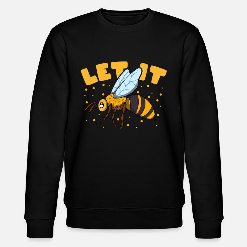 Let it Bee - Stanley/Stella Unisex Bio-Sweatshirt CHANGER  - Schwarz