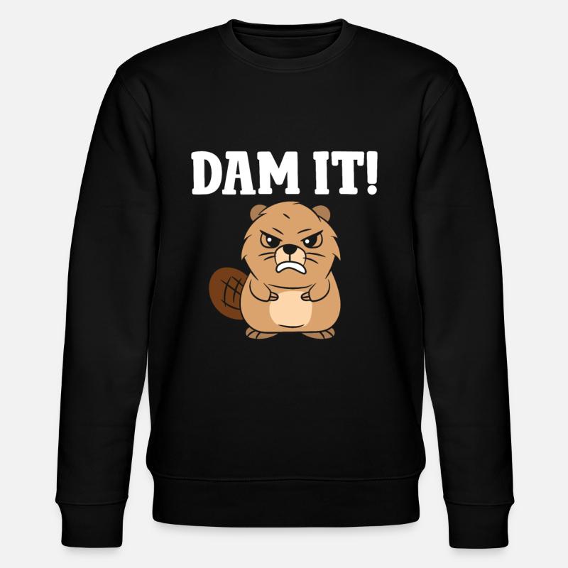 Dam It - Stanley/Stella Unisex Bio-Sweatshirt CHANGER  - Schwarz
