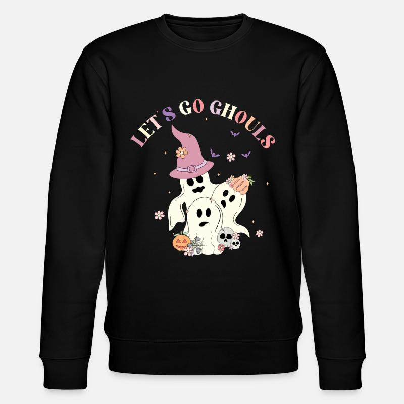 Let's Go Ghouls - Stanley/Stella Unisex Bio-Sweatshirt CHANGER  - Schwarz