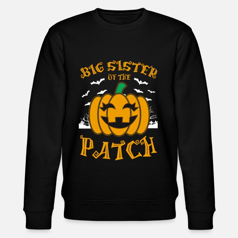 Big Sister Of the Patch - Stanley/Stella Unisex Bio-Sweatshirt CHANGER - Schwarz