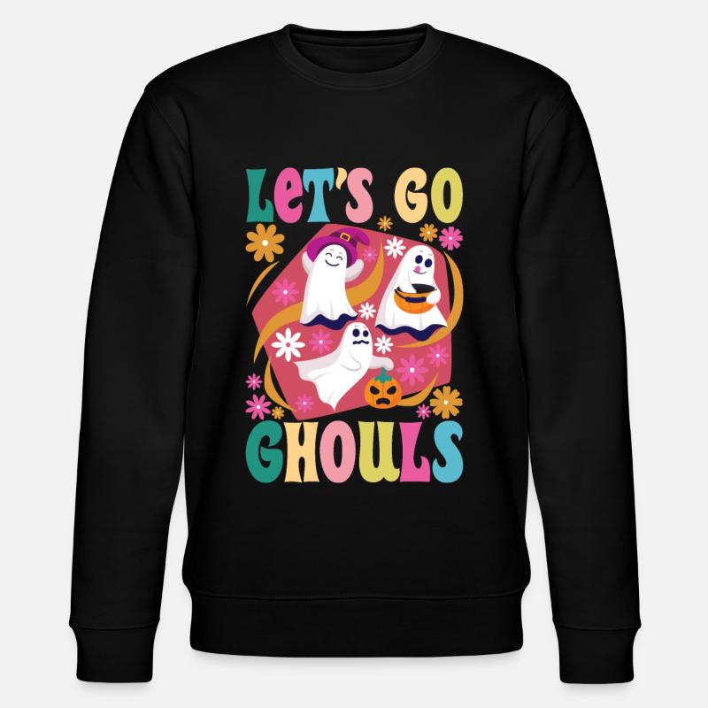 Let's Go Ghouls - Stanley/Stella Unisex Bio-Sweatshirt CHANGER  - Schwarz