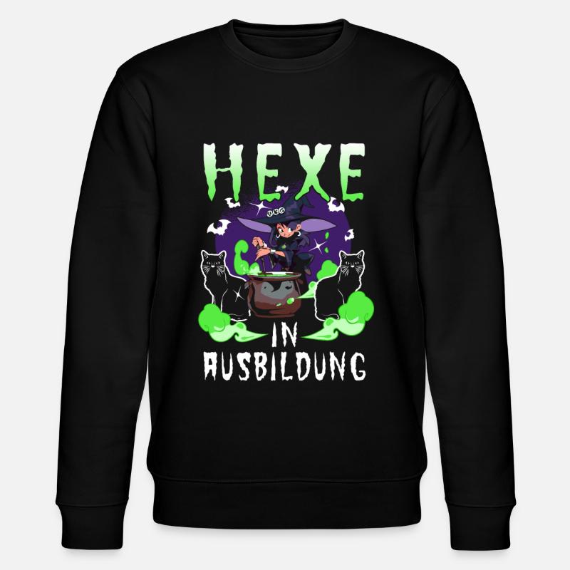 Hexe In Ausbildung - Stanley/Stella Unisex Bio-Sweatshirt CHANGER - Schwarz