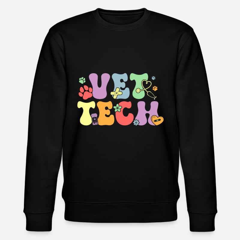 Vet Tech - Stanley/Stella Unisex Bio-Sweatshirt CHANGER  - Schwarz