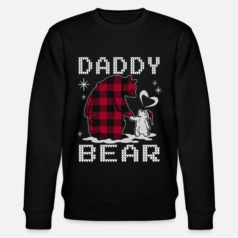 Papa ours - Sweat bio CHANGER Stanley/Stella Unisexe - noir