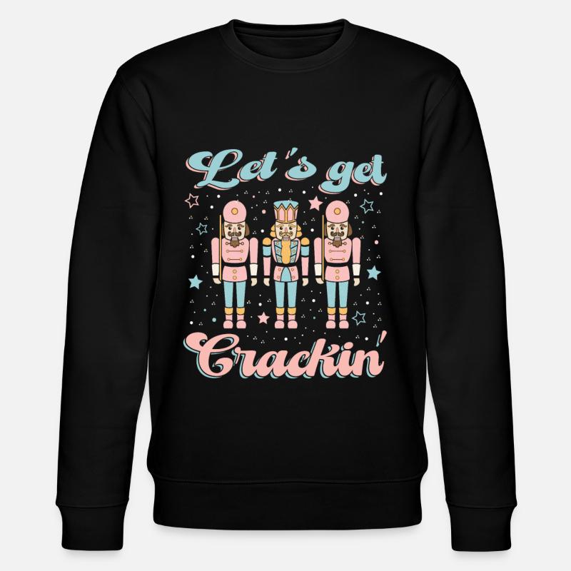 Let's Get Crackin' - Stanley/Stella Unisex Bio-Sweatshirt CHANGER  - Schwarz