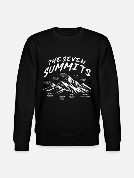 7 Summits - Stanley/Stella CHANGER Unisex Organic Sweatshirt - black