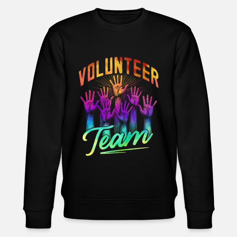 Équipe de bénévoles - Sweat bio CHANGER Stanley/Stella Unisexe - noir