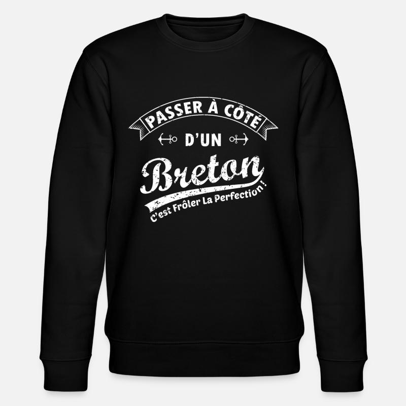 Breton - Sweat bio CHANGER Stanley/Stella Unisexe - noir