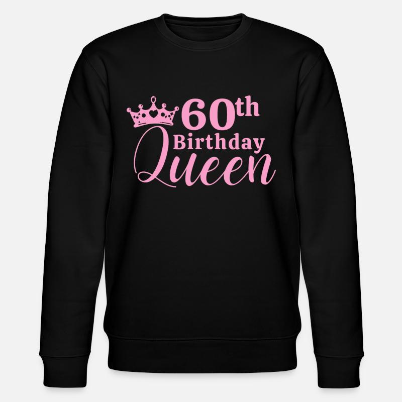 60th birthday - Stanley/Stella CHANGER Unisex Organic Sweatshirt - black