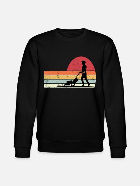 Lawn mower - Stanley/Stella CHANGER Unisex Organic Sweatshirt - black