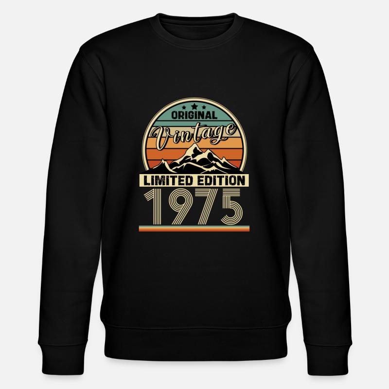 1975 - Stanley/Stella Unisex Bio-Sweatshirt CHANGER  - Schwarz