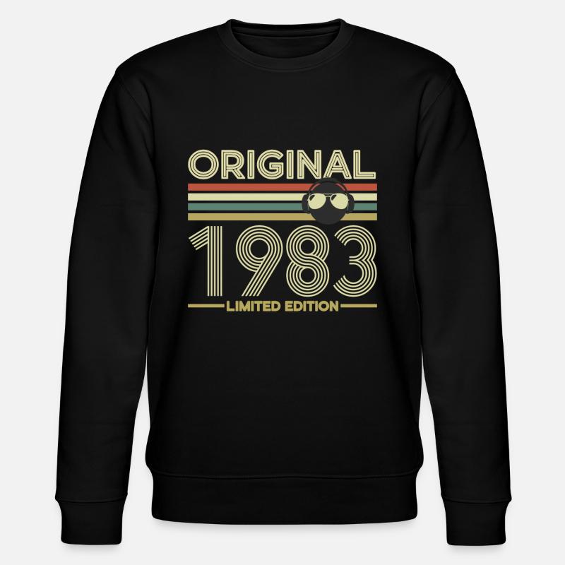1983 - Sweat bio CHANGER Stanley/Stella Unisexe - noir