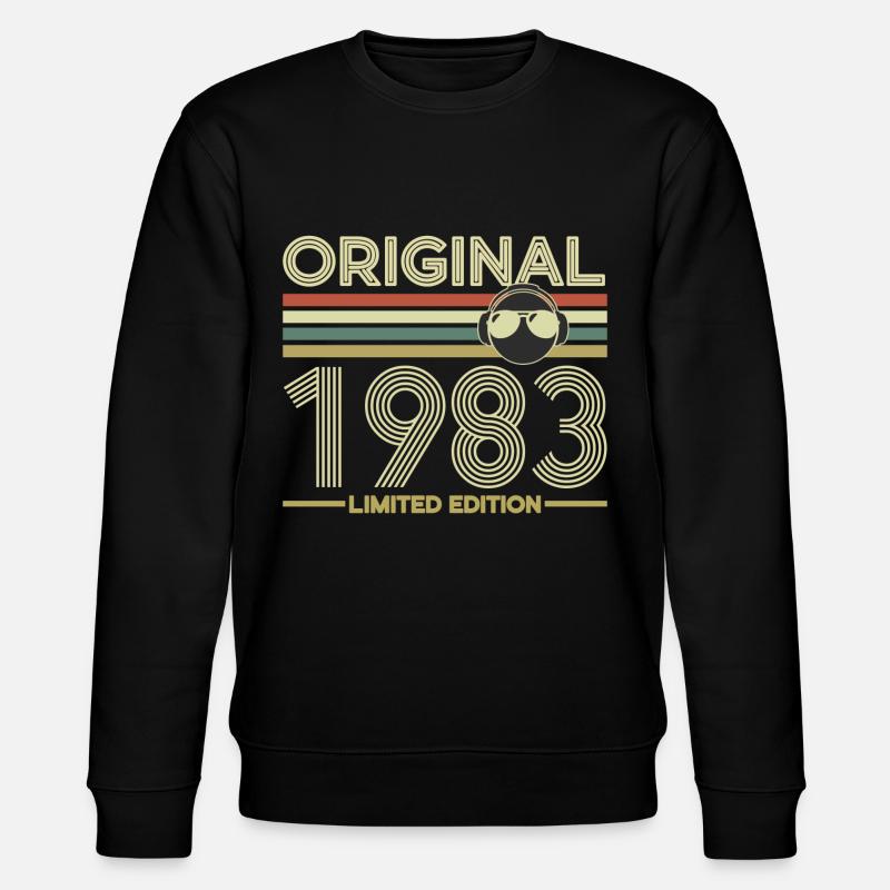 1983 - Sweat bio CHANGER Stanley/Stella Unisexe - noir