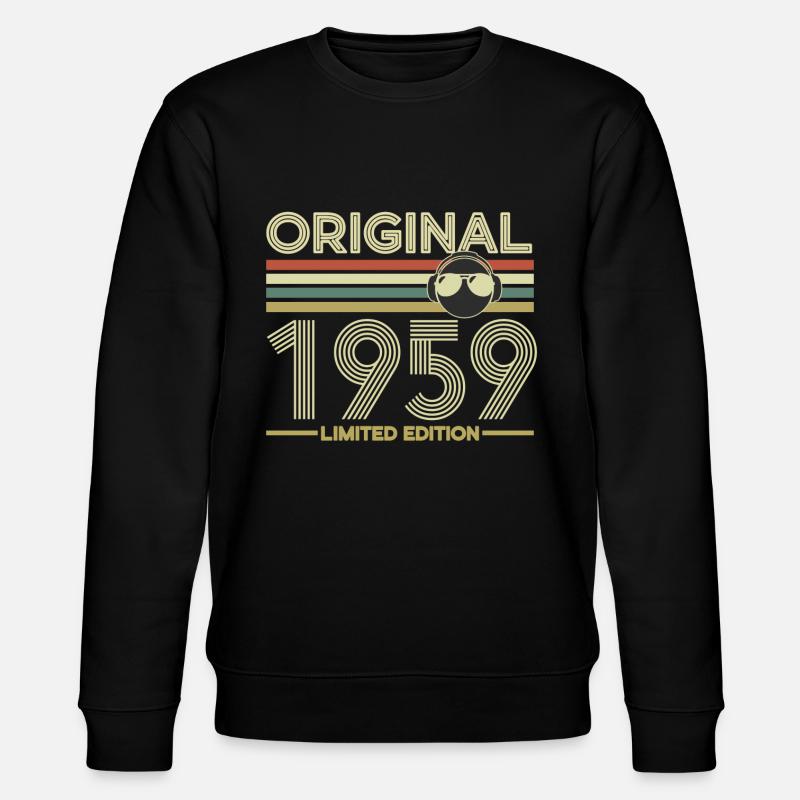 1959 - Stanley/Stella Unisex Bio-Sweatshirt CHANGER  - Schwarz
