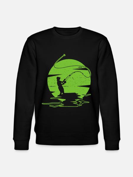 Fliegenfischen - Stanley/Stella Unisex Bio-Sweatshirt CHANGER - Schwarz