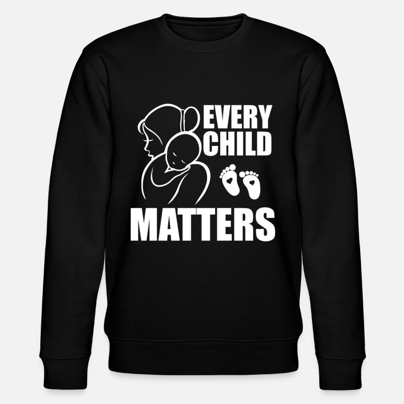 chaque enfant compte - Sweat bio CHANGER Stanley/Stella Unisexe - noir